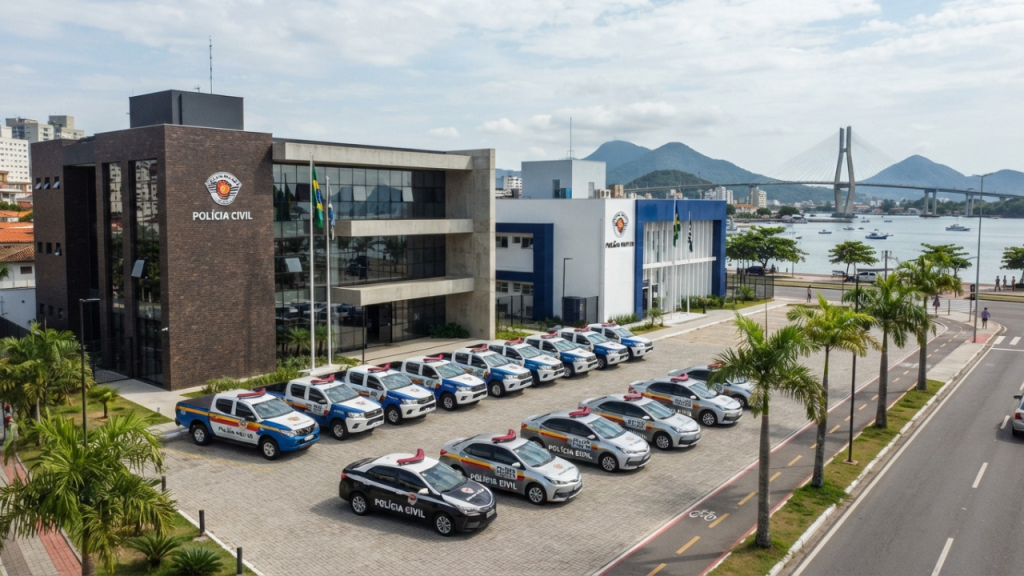 Governo de SP amplia investimento em segurança na Baixada Santista com viaturas e novas sedes policiais