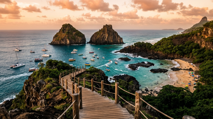 Noronha bate recorde de turistas e discute limite de visitantes com a Anac