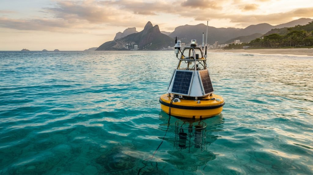 Boias inteligentes prometem monitorar em tempo real a qualidade da água nas praias brasileiras