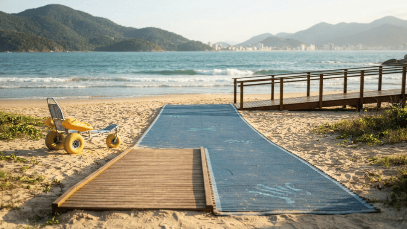 Caraguatatuba ganha destaque por turismo acessível e amplia experiência de praia para visitantes